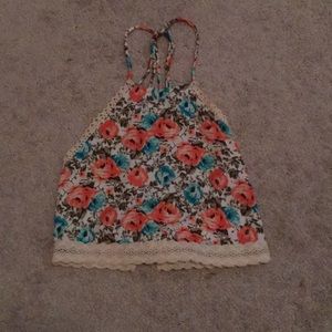 Floral halter